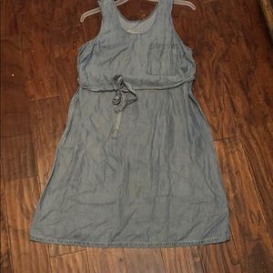 Gap denim maternity dress